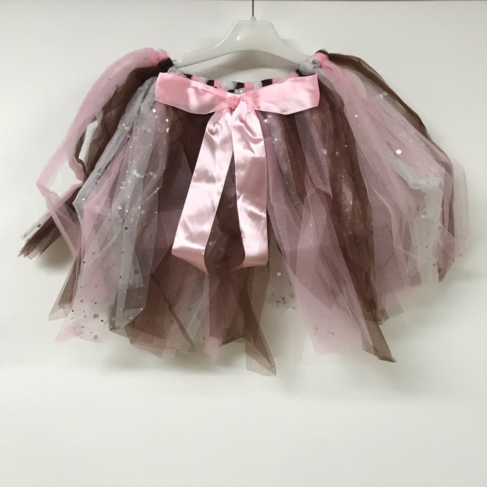 2 Pieces Skirt Set Unicorns Floral T-Shirt Top Tutu Tulle Skirt Set Little Girls - Picture 7 of 8